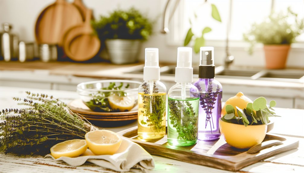 natural cleaning with oils